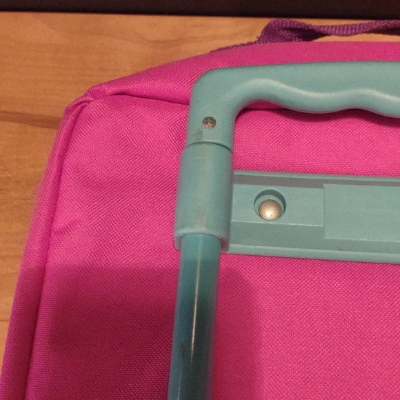 Vintage Nickelodeon Dora The Explorer Rolling Suitcase with Pink and‎ Purple - Picture 4 of 7